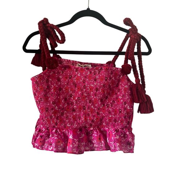 Figue Lucinda Smocked Tank Top Size M - Picture 3 of 10